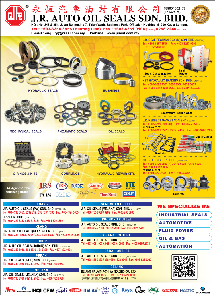 Hydraulic Seal Oil Seal Pneumatic Seal Industrial Seal Malaysia