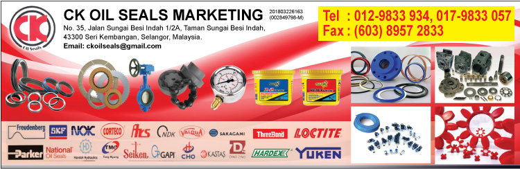 CK Oil Seals Marketing Malaysia
