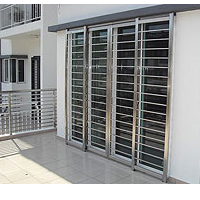 Stainless Steel Sliding Door