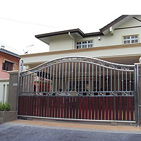 Stainless Steel Main Gate