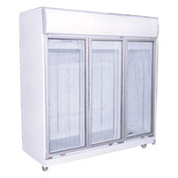 3 Doors Commercial Refrigerator