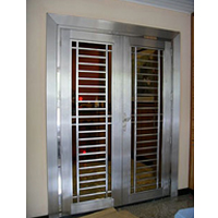 Stainless Steel Double Leaf Door
