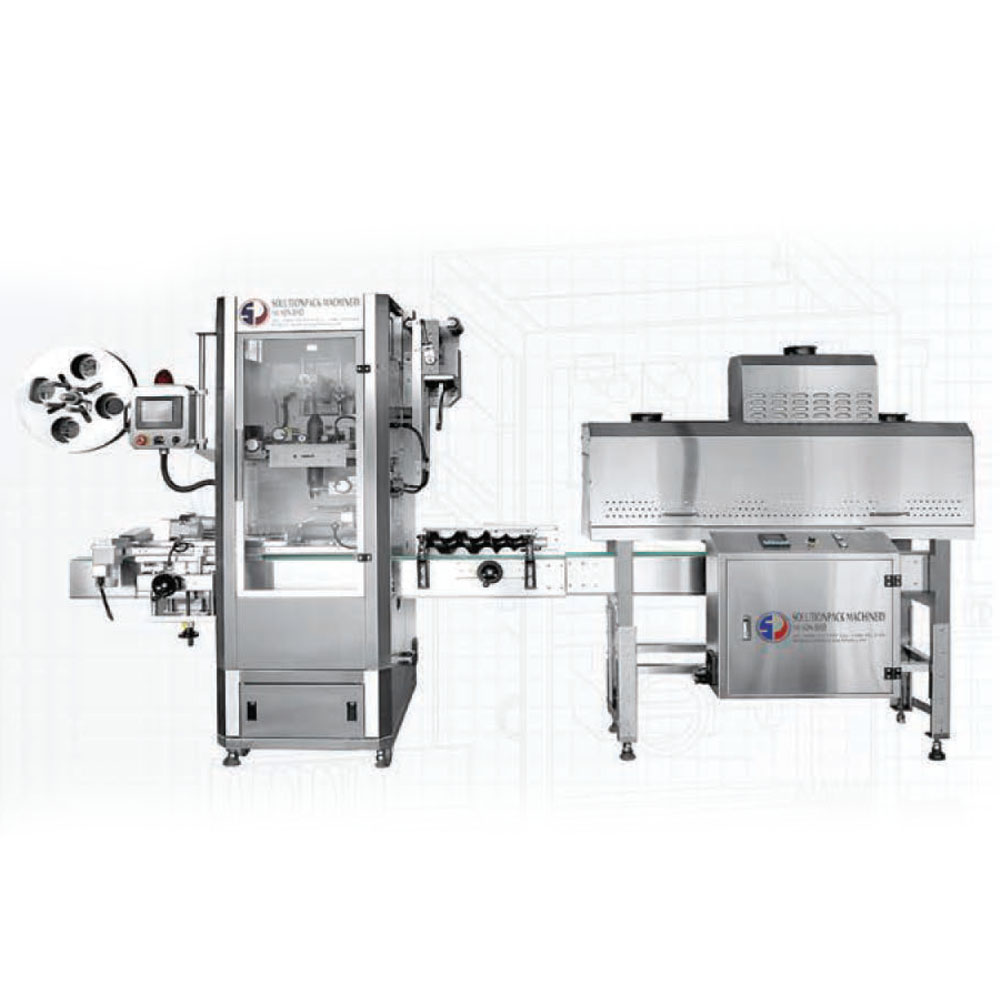 Auto Sleeve Shrinking Label Machine