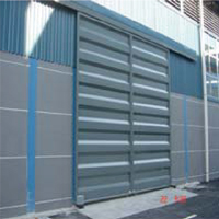 Automatic Motorised Steel Sliding Door