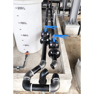 Chemical Dosing Tank Piping And Valve Installation