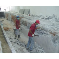 Concrete Cutting And Hacking