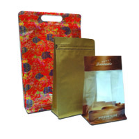 Flat Bottom Seal Bag With Zipper
