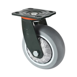 Heavy Duty Grey Rubber Castor Wheel