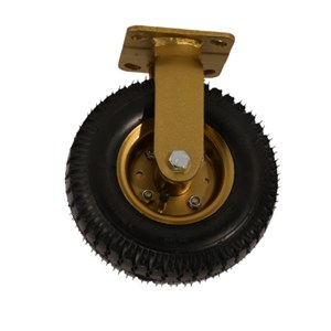 Heavy Duty Pneumatic Black Rubber Roller Wheel