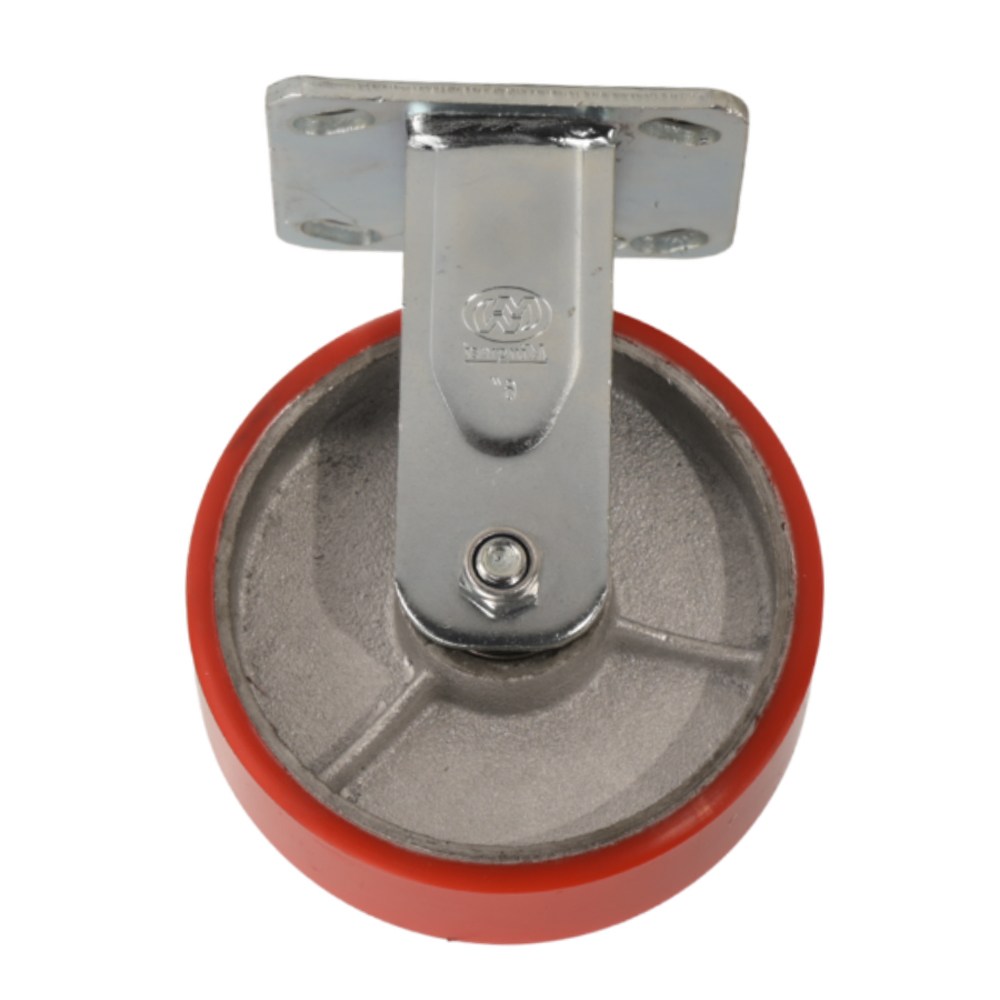 Heavy Duty Red PU Roller Wheel