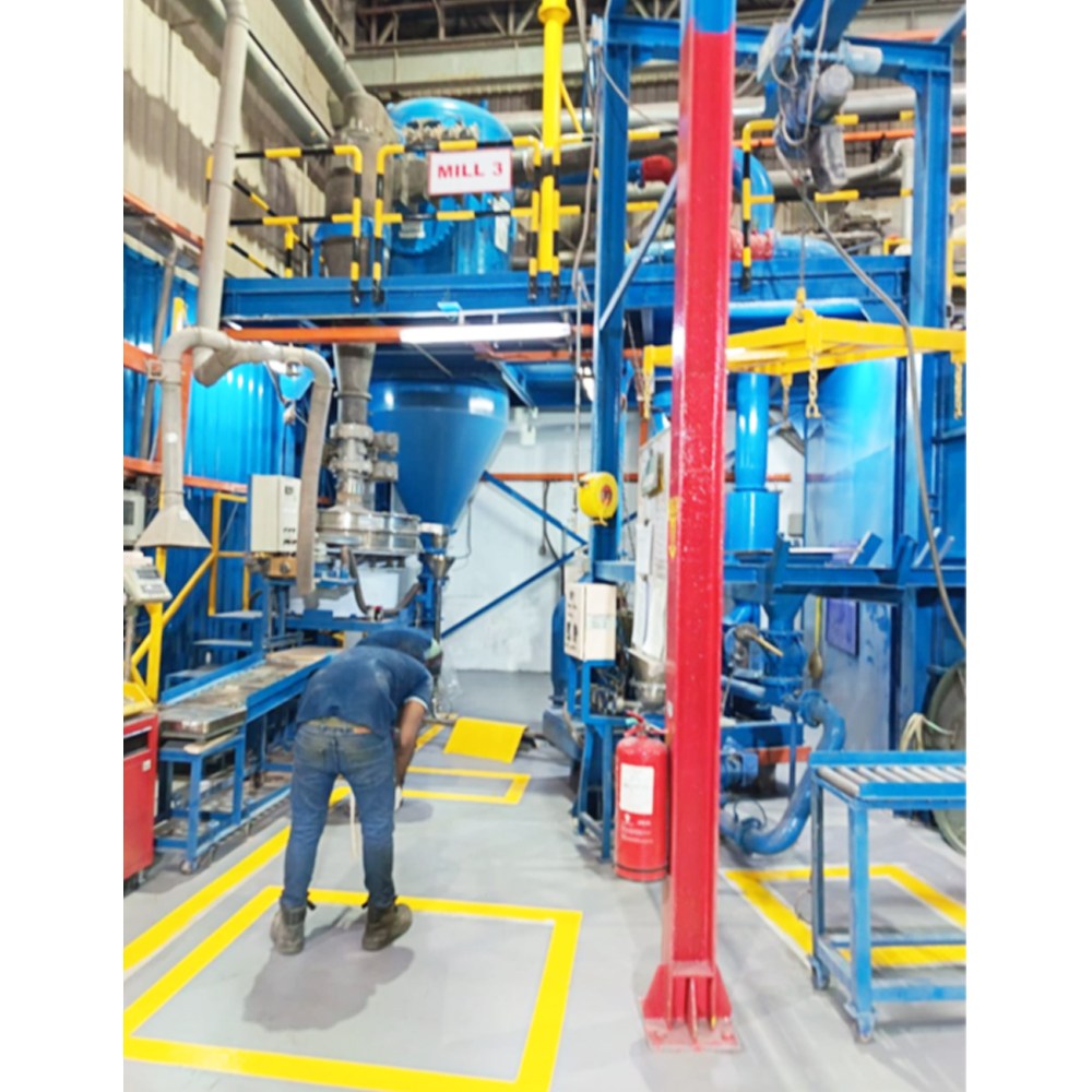 Industrial Epoxy Floor Painting & Safety Line Marking Services