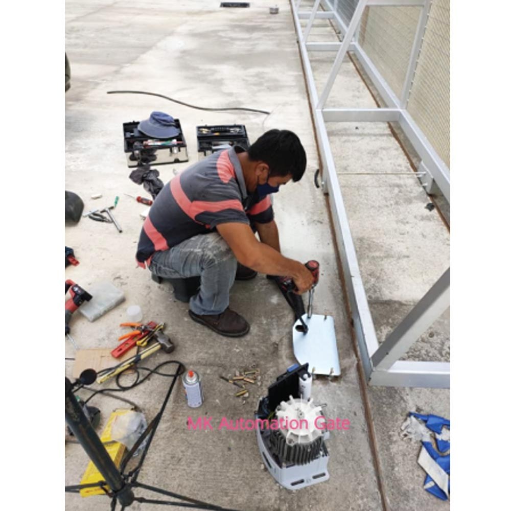 Install Autogate System For Industrial Garage Motor
