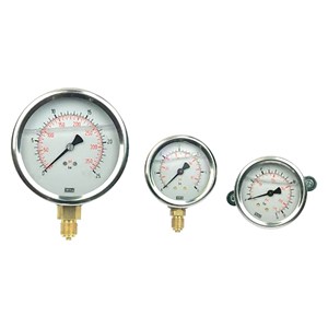 Liquid Filled Mechanical Bourdon Tube Pressure Gauge