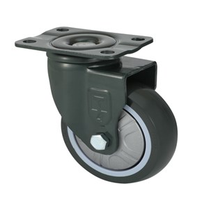 Medium Duty Green PU Castor Wheel