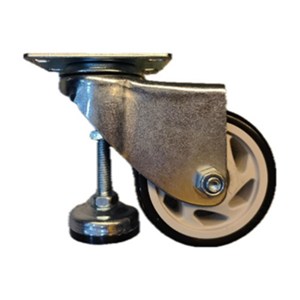 Medium Duty Swivel Black PVC Castor Wheel