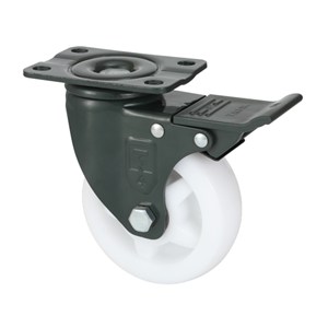 Medium Duty White PP Castor Wheel