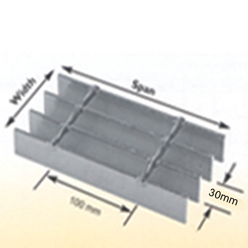 Steel Grating 30Mm Load Bar Centres