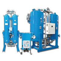 Treatment System Adsorption Desiccant Dryer Heated