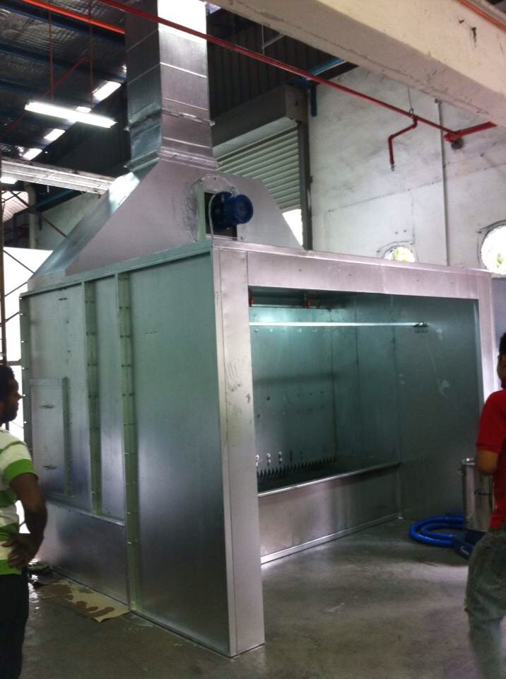 Water Curtain Spray Booth