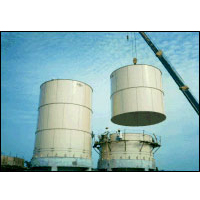 Water Treatment Lime Silos