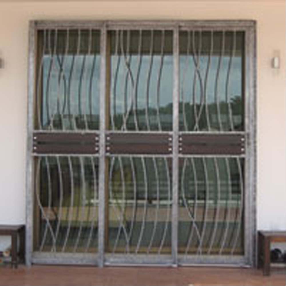 Wrought Iron Sliding Door